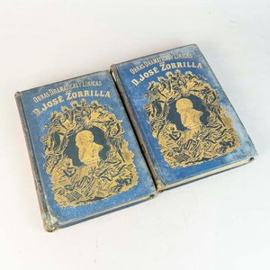 Lote siguiente: Obras Dramáticas y Líricas de José Zorrilla de San Martín: Tomos III y IV, Tapa Dura