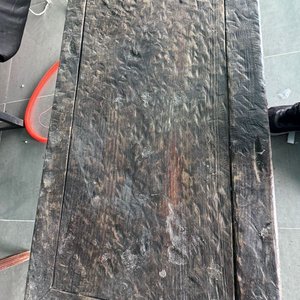 Mesa Rectangular Rústica de Lapacho Estilo Antiguo - imagen 7