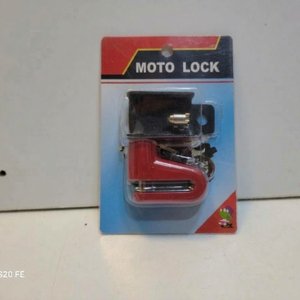 Inflador de Pie Doble Cilindro, Candado para Moto y Chaleco Reflectante - imagen 4