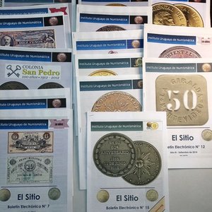 Lote siguiente: 15 Boletines Electrónicos "El Sitio" del Instituto Uruguayo de Numismática (2011-2015)