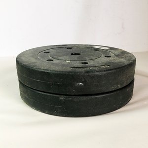 Barra de Pesas con Dos Discos de 10 Kg y Cierres - imagen 3