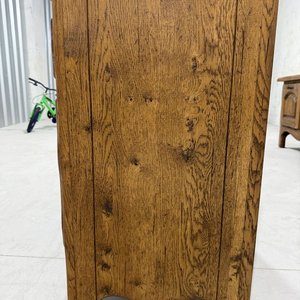 Mueble Bajo Rústico de Roble Macizo con Cajón y Puertas - imagen 7