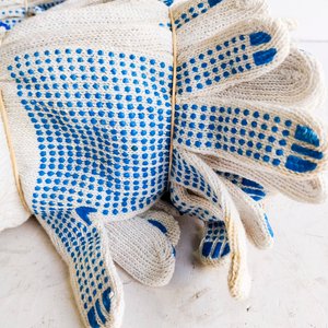 24 Pares de guantes de hilo con puntos - imagen 3