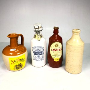 Lote siguiente: Lote de 5 Botellones de Gres y Porcelana Vintage