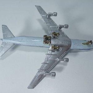 Avión a Escala Boeing 747 Jumbo Jet Die Cast Metal Tintoys - imagen 3