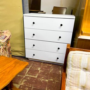 Mueble Modular de Madera y Cómoda Blanca - imagen 2