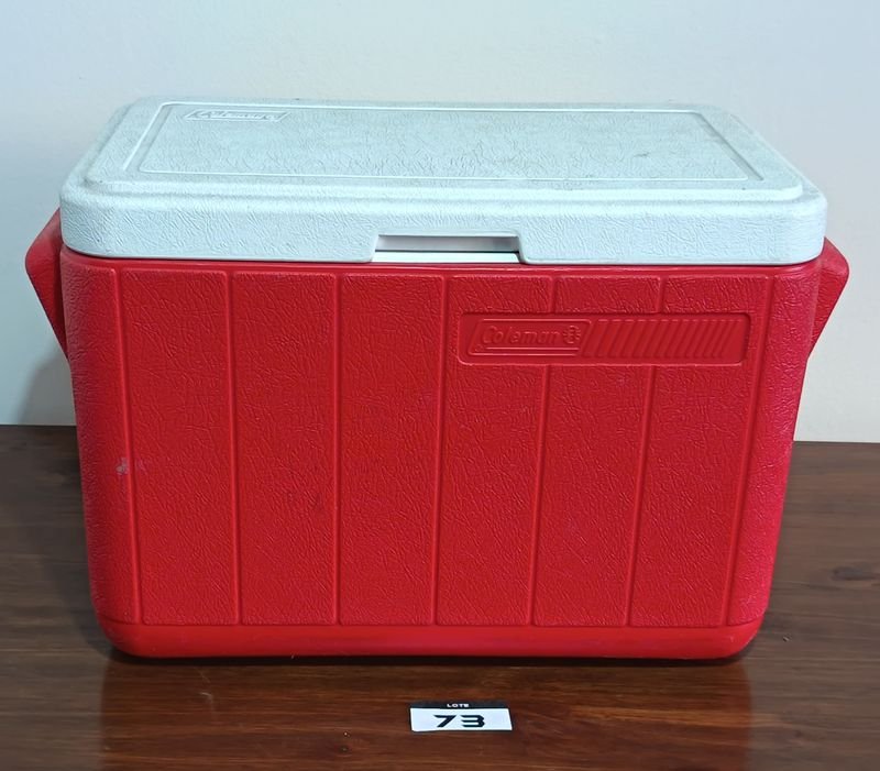 Conservadora de Camping Coleman Roja y Blanca - 45 cm