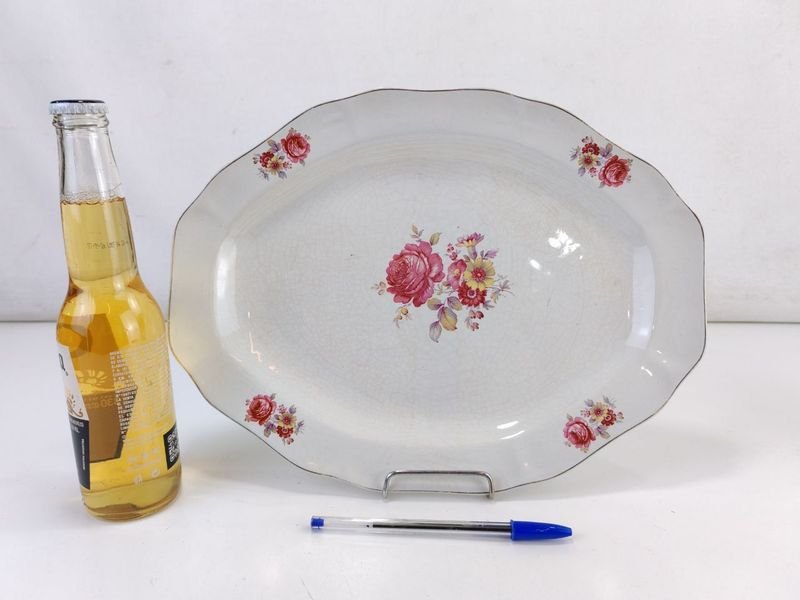 Bandeja Y Salsera Olmos - Piezas de Porcelana - imagen 7