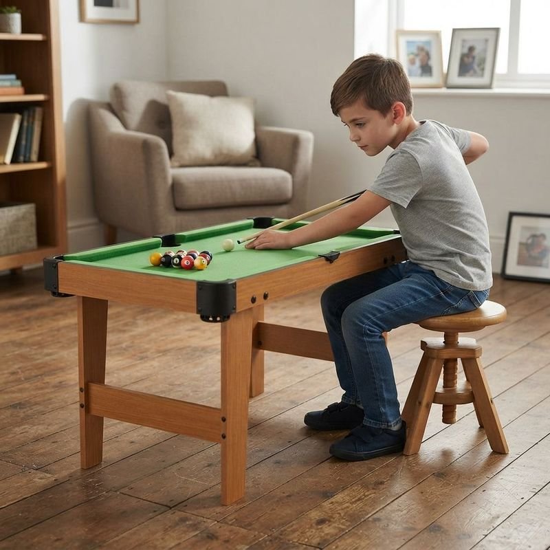 Mesa de Billar Infantil con Accesorios y Patas