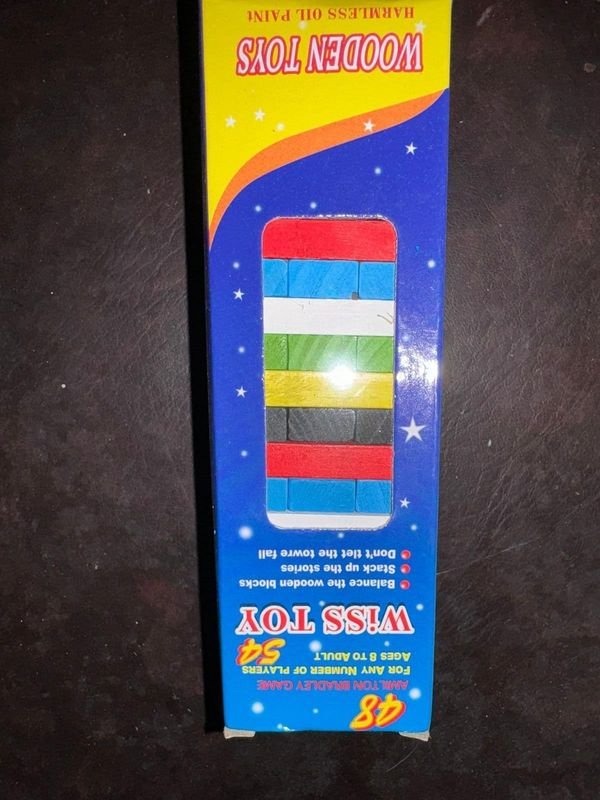 Juego de Torre de Madera "Wiss Toy" para 54 Piezas
