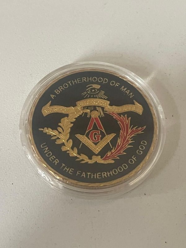 Moneda Conmemorativa Masónica - Una Joya de la Masonería - imagen 5