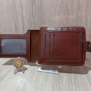 Billetera Porta Documentos Cuero Sintético Masonería con Cierre y Broche - imagen 3