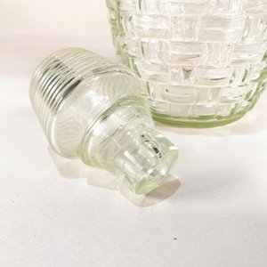 Botellón de Vidrio Hialino Tallado con Tapón - imagen 3