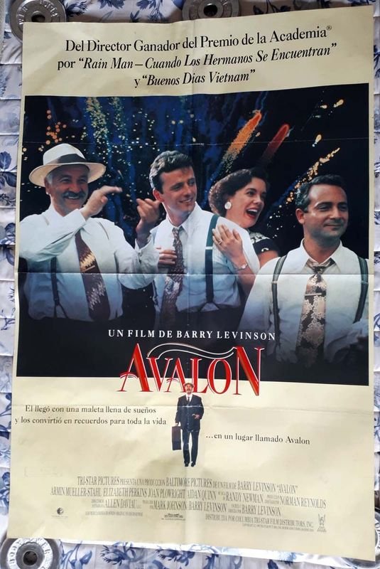 Poster Original Cine "Avalon" (1990) - Barry Levinson, Armin Mueller-Stahl