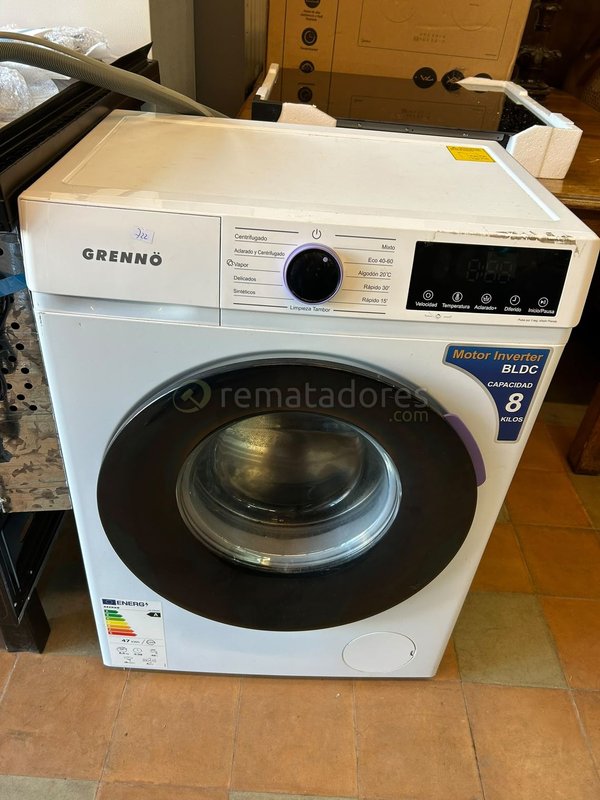 Lavadora GRENNO Motor Inverter BLDC Carga 8kg