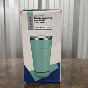 Vaso Térmico Negro "The Stay Chill" con Altavoz Integrado y Tapa Hermética - imagen 1