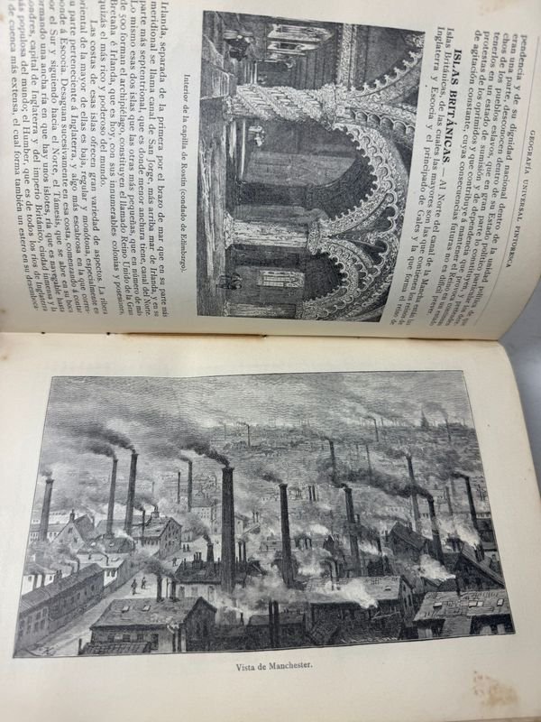 Libro de Geografía Universal Pintoesca por Cristóbal de Reyna - imagen 6