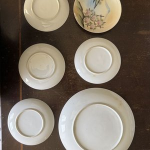 Conjunto de Platos Orientales Pintados a Mano con Paisaje y Monte Fuji - imagen 9