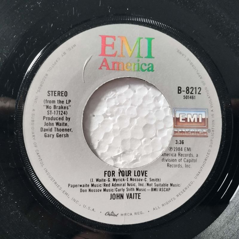 Vinilo de JOHN WAITE: "Missing You" de 1984 - imagen 4