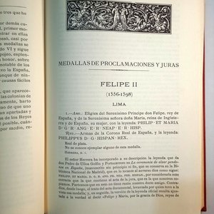 Libro "Medallas de Proclamaciones y Juras de los Reyes de España en América" de José T. Medina (1973) - imagen 3