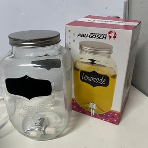 Set de 5 Piezas: 2 Floreros de Vidrio, Dispensador con Canilla y 2 Bollones Decorativos - imagen 4