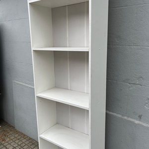 Biblioteca Blanca Moderna con 5 Estantes de MDF - imagen 5
