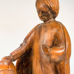 Talla Sagrada Familia en Madera - imagen 3