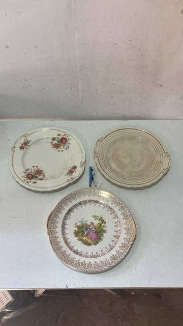 Lote anterior: Platos de torta antiguos para decoración