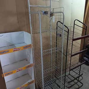 Lote de 3 Exhibidores de Metal y Cartón para Comercio - imagen 3