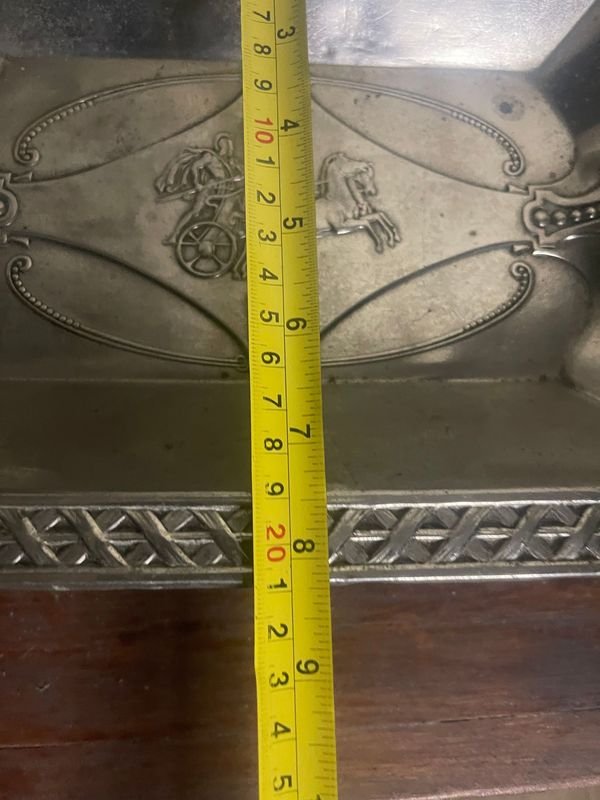 Bandela con relieve antigua - Pieza de arte y decoración - imagen 6