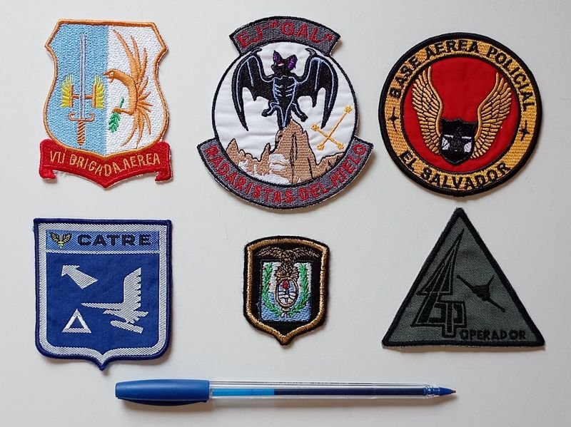 Lote de 6 Parches de Aviación Militar de Distintos Países