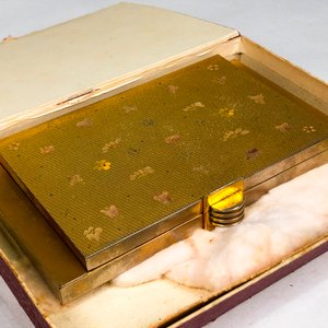 Set de Maquillaje Antiguo para Dama con Tinteros Hialinos - imagen 4