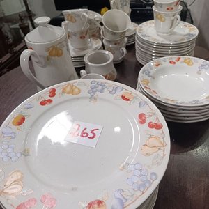 Juego de Loza con Diseño de Frutas - imagen 1