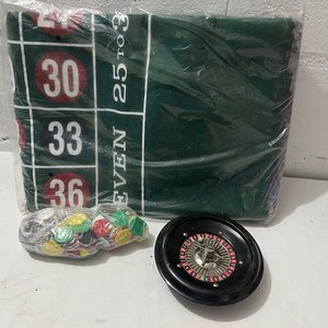 Ruleta de Casino con Fichas y Paño Nuevo - imagen 2