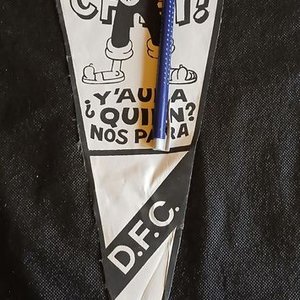 Banderín Humorístico Danubio F.C. "Huija! Chei!" Edición Charrúa - imagen 2
