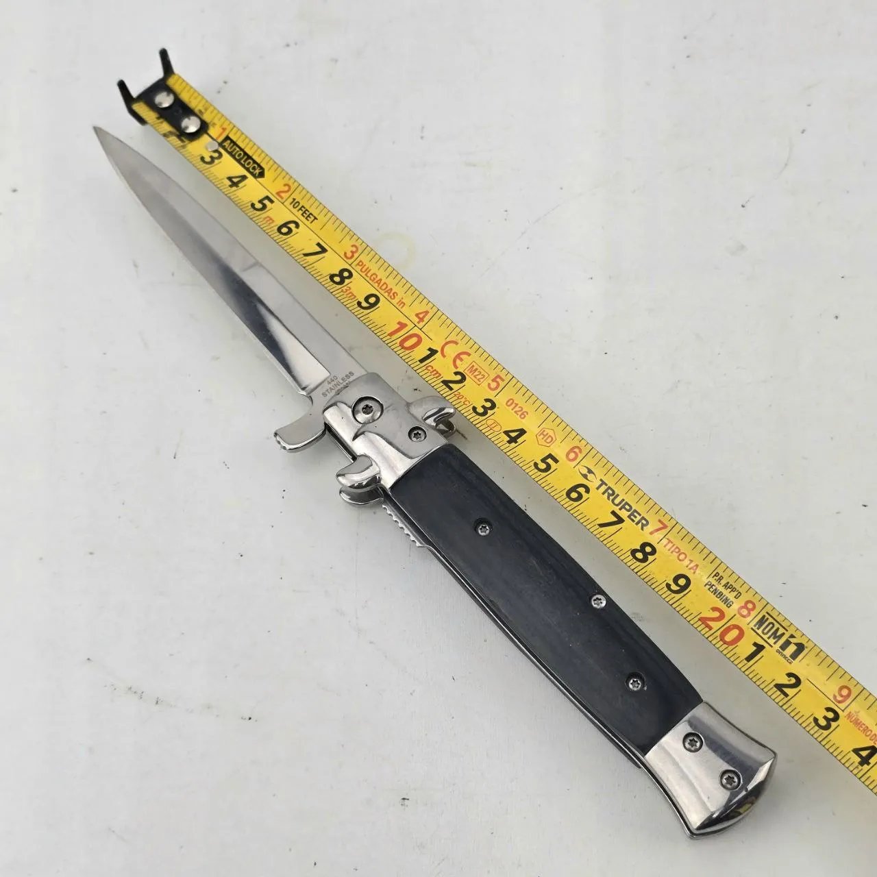 Navaja plegable de acero inoxidable con cuchilla estilete - imagen 6