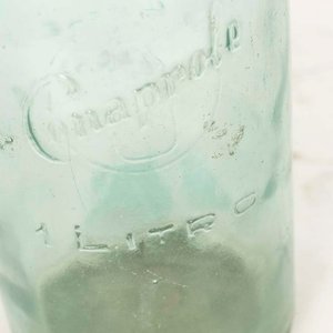Botella de Vidrio Conaprole 1 Litro Boca Ancha Antigua - imagen 2