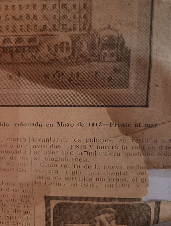 Documento Histórico Original: Los Grandes Balnearios de Montevideo Villa del Mar en Carrasco - imagen 8