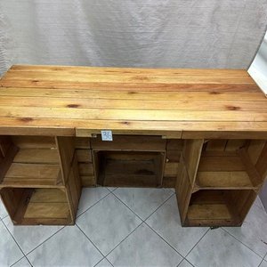 Mostrador Rústico de Madera con Cajones - imagen 2