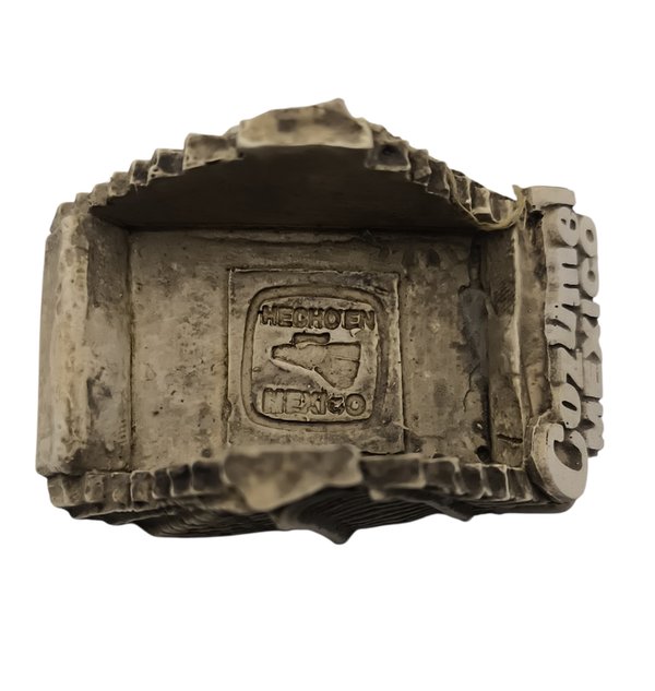 Set de posavasos en resina con motivos calendario azteca y pirámide maya - imagen 4