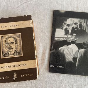 Lote siguiente: Libro "Páginas Selectas" de José Martí y "Cine Cubano"