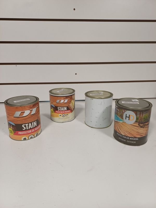 4 Latas Protector de Madera Roble 1 Litro