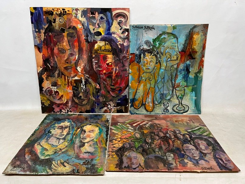 Pinturas de Saul Merla - Dos obras maestras de arte