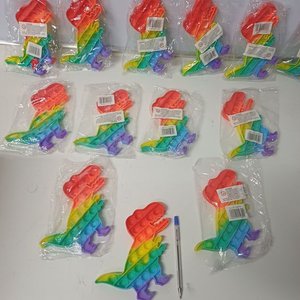 Pop It Dinosaurio Multicolor 19cm X 14cm - imagen 2