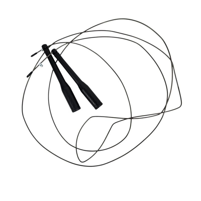 Cuerda de Saltar Ajustable Negra 320 cm