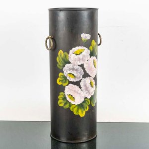 Lote anterior: Paragüero de Chapa Pintado a Mano con Flores y Asas de Bronce