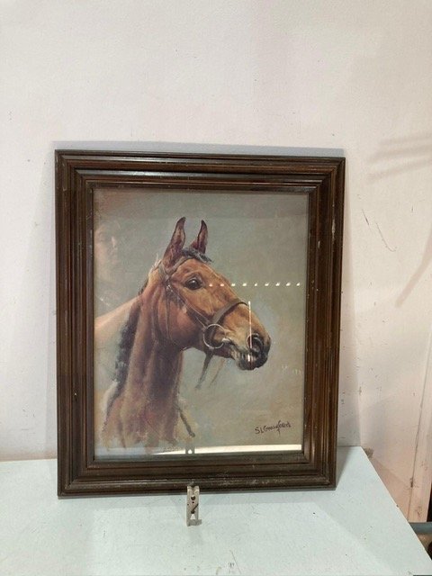 Lote anterior: Cuadro de caballo enmarcado