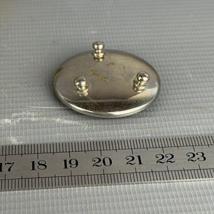 Conjunto de Joyero Redondo y Despojador en Bronce Dorado - imagen 11