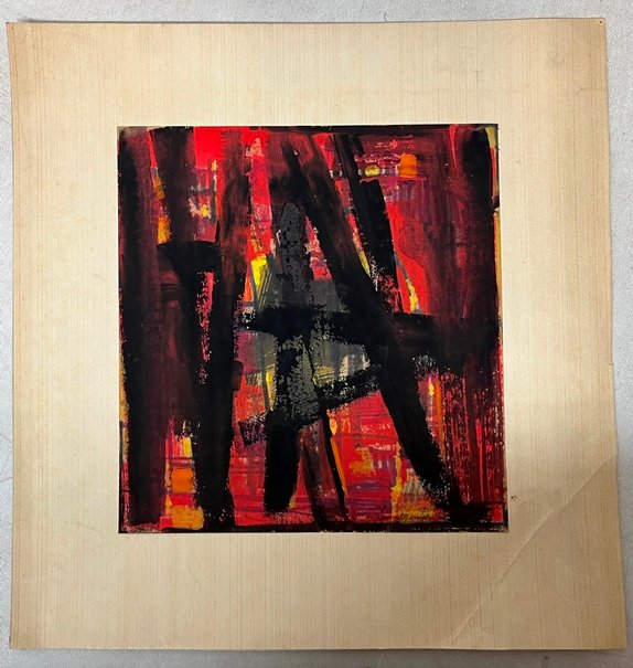Andrés Montani - Abstracto Acuarela sobre papel