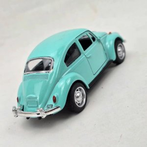 Auto a Escala Metálico Volkswagen Escarabajo Celeste - imagen 2